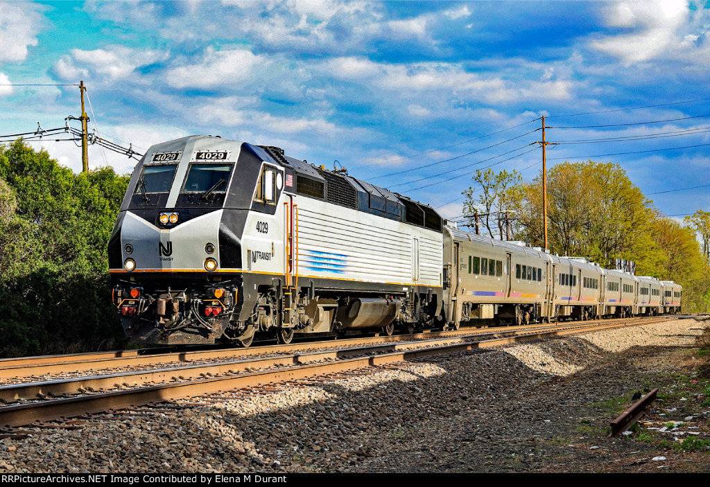 NJT 4029 on train 1357